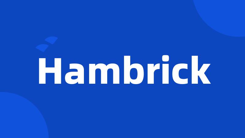 Hambrick