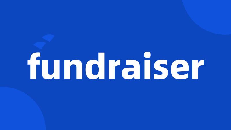 fundraiser