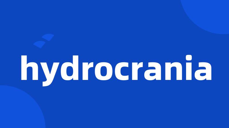 hydrocrania