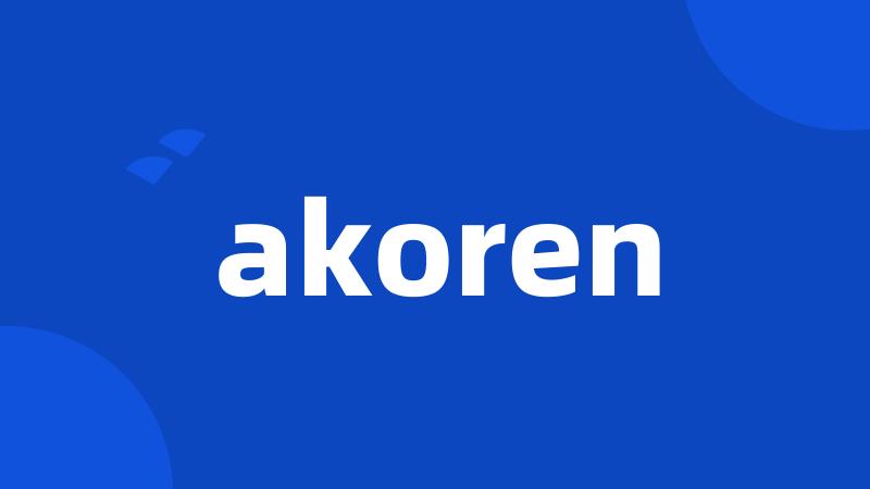 akoren