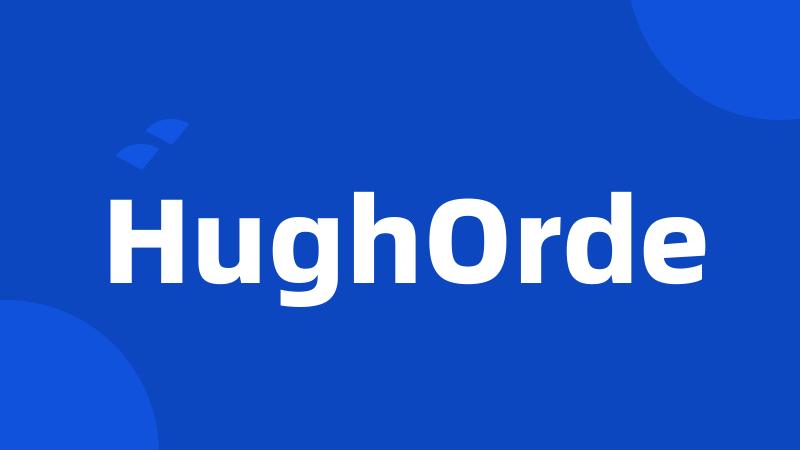 HughOrde