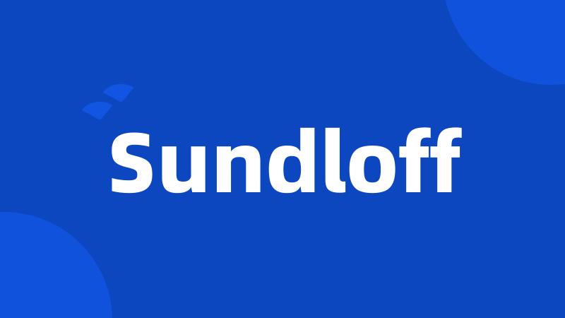 Sundloff