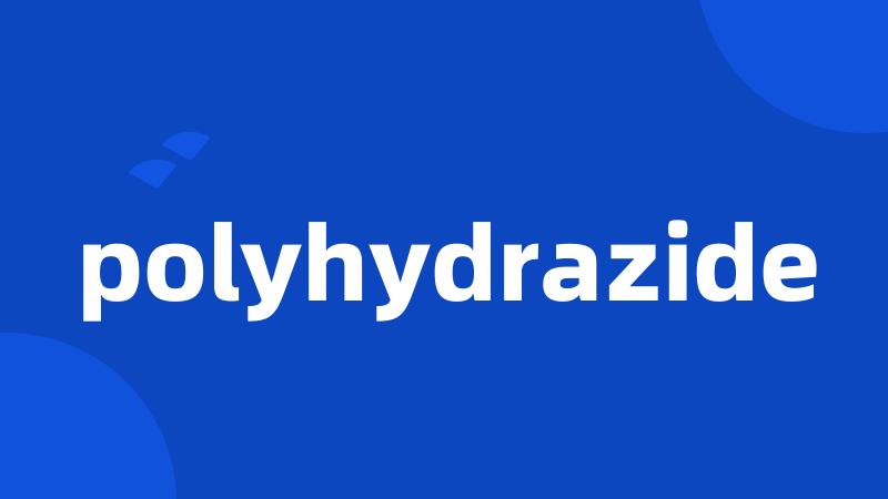 polyhydrazide