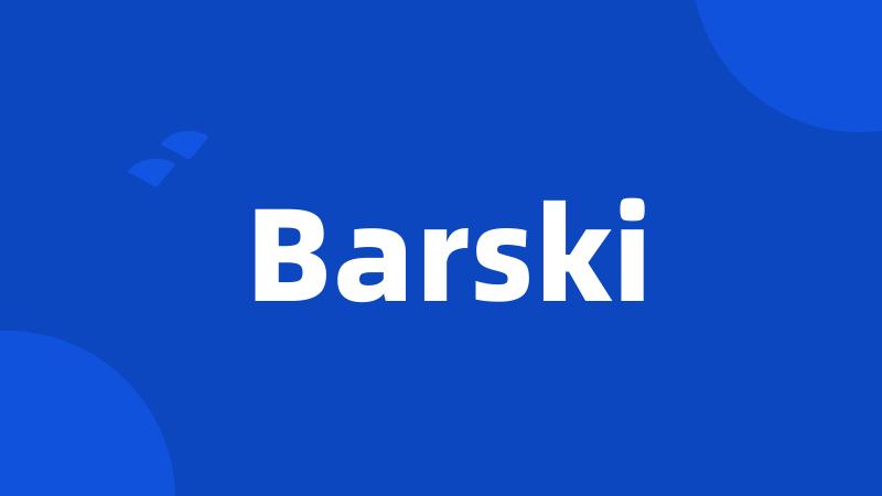 Barski