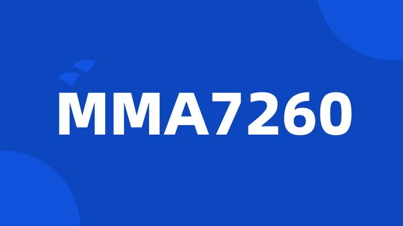 MMA7260