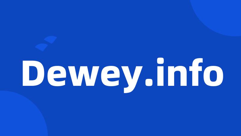 Dewey.info
