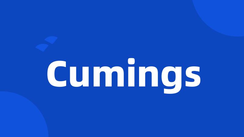 Cumings