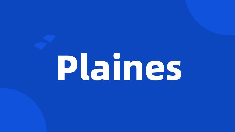 Plaines