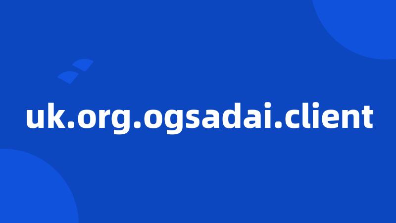 uk.org.ogsadai.client