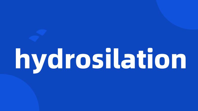 hydrosilation