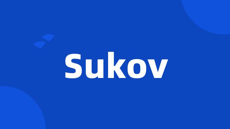 Sukov