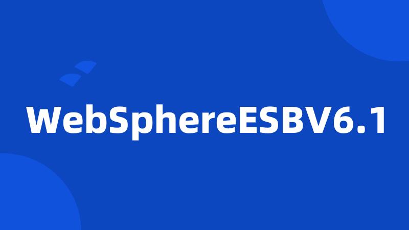 WebSphereESBV6.1