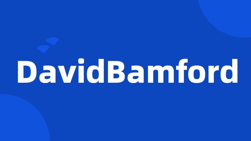 DavidBamford