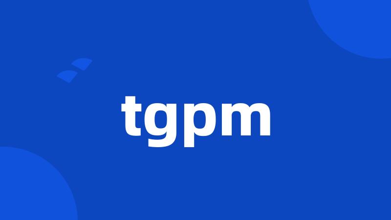 tgpm