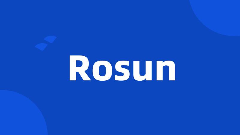 Rosun