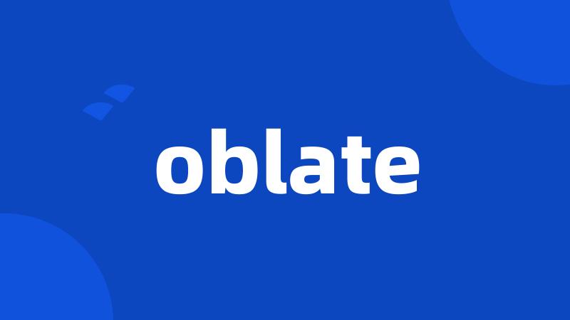 oblate