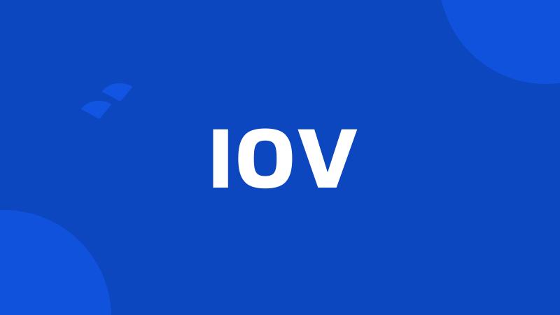 IOV