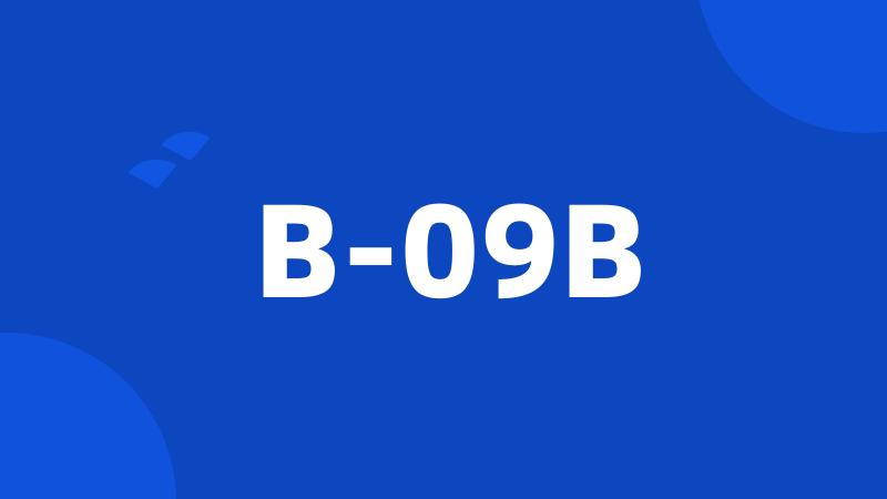 B-09B