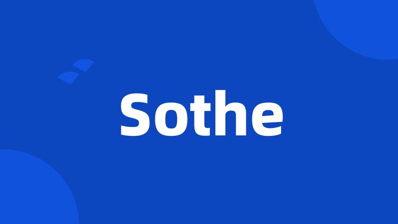 Sothe