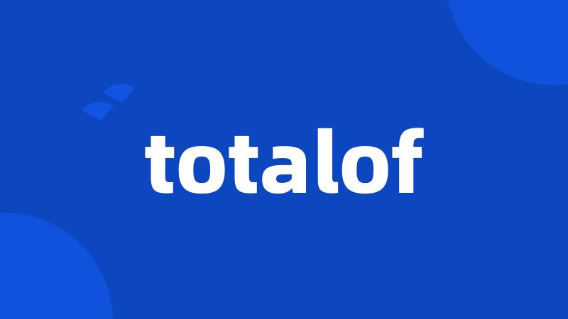 totalof