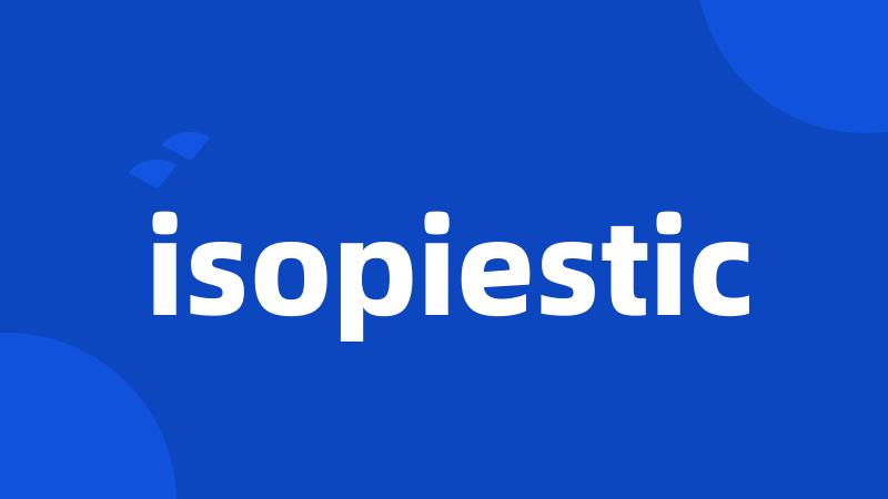 isopiestic