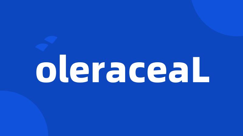 oleraceaL