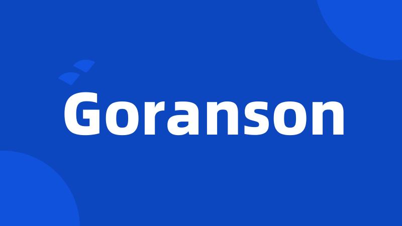 Goranson