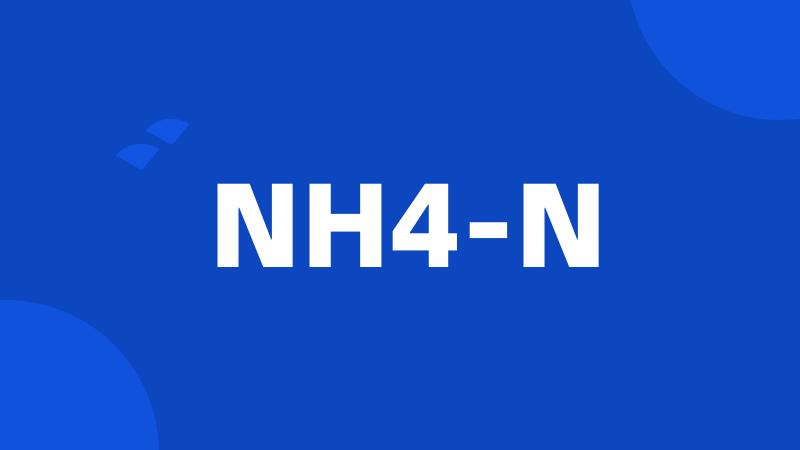 NH4-N