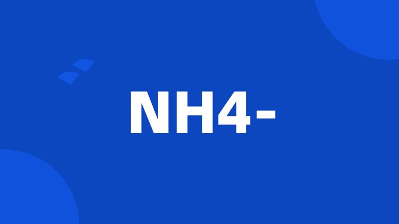 NH4-