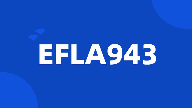 EFLA943