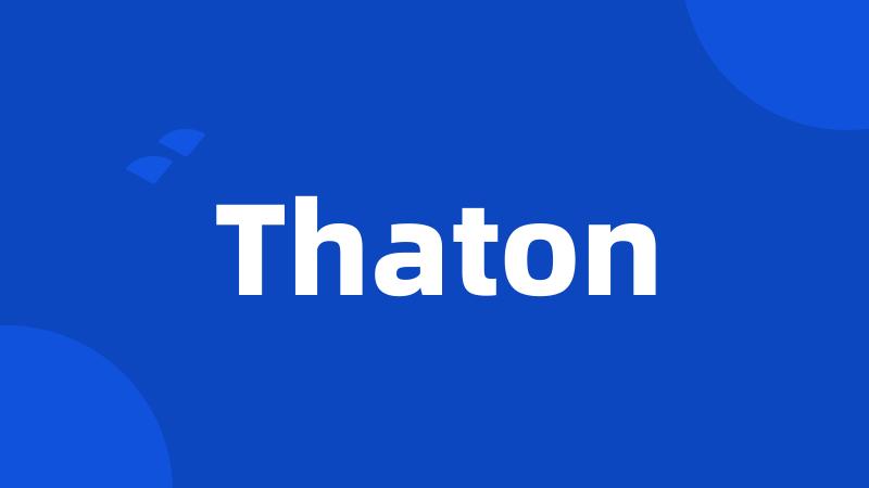 Thaton