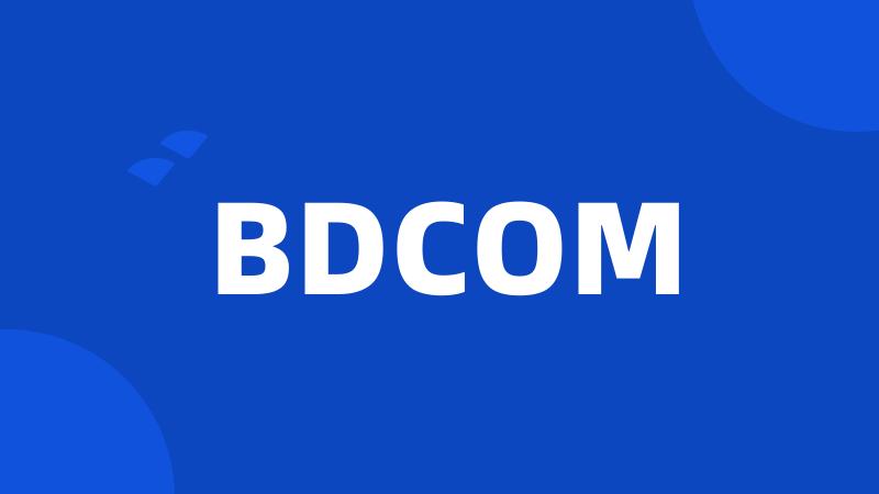 BDCOM