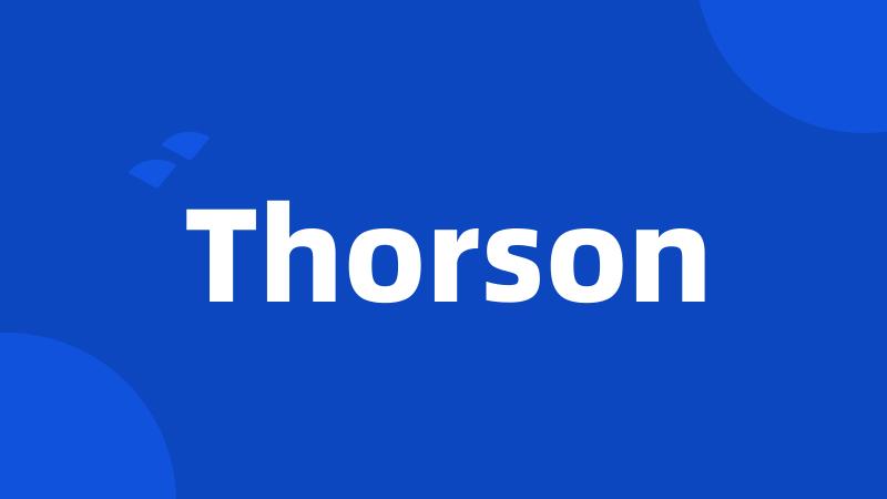 Thorson