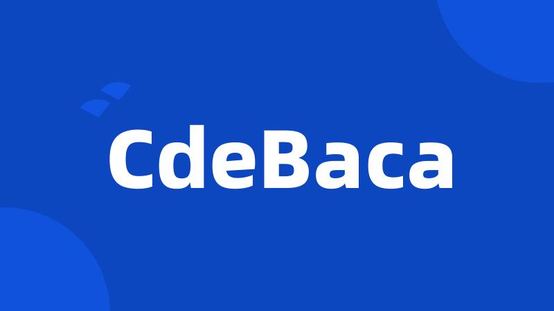 CdeBaca