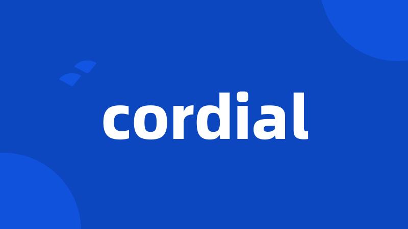 cordial