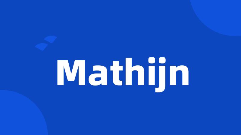 Mathijn