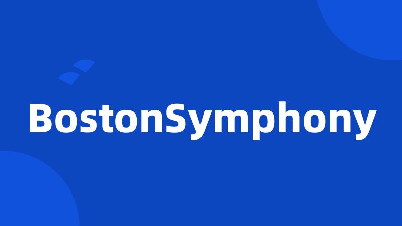 BostonSymphony