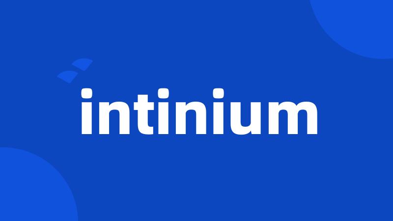 intinium