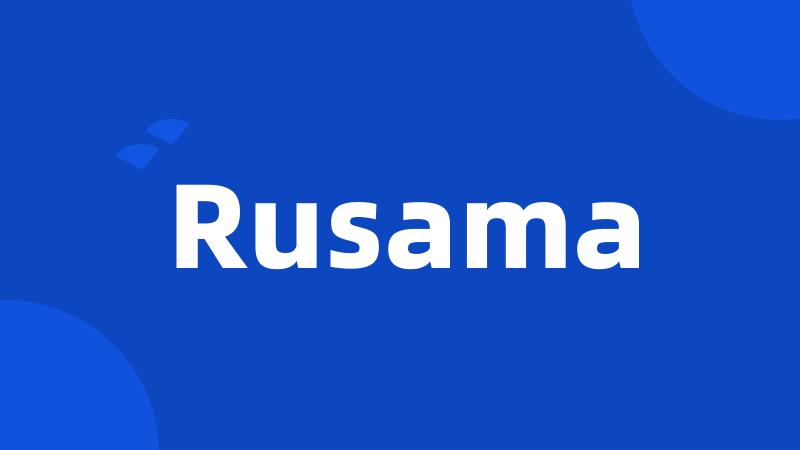 Rusama