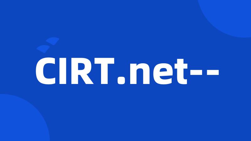 CIRT.net--