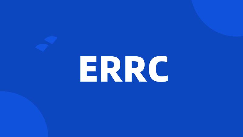 ERRC