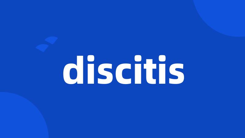 discitis