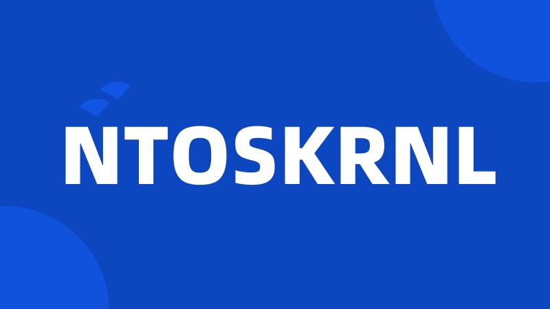 NTOSKRNL