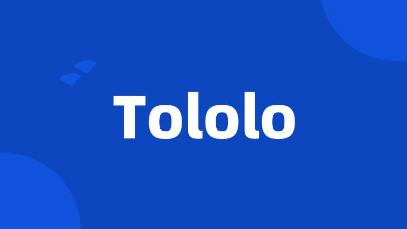 Tololo