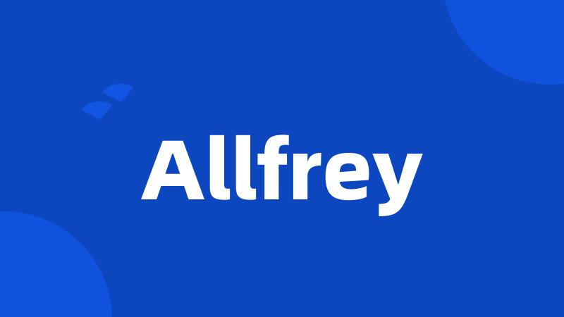 Allfrey