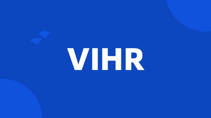 VIHR