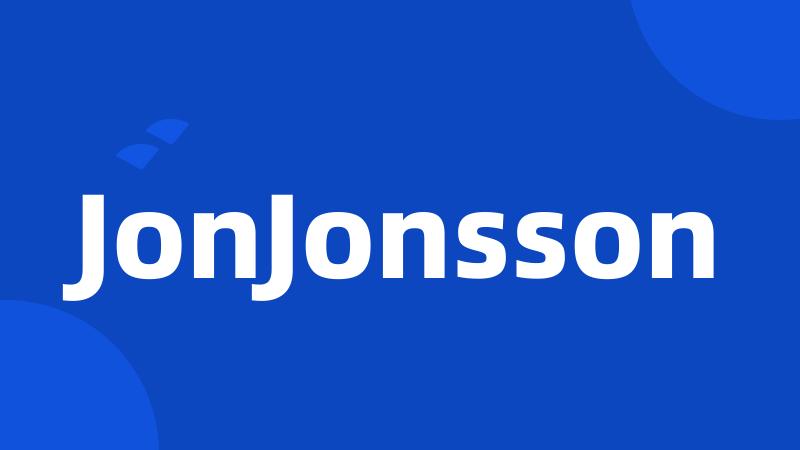 JonJonsson