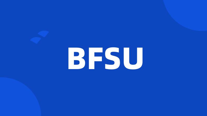 BFSU