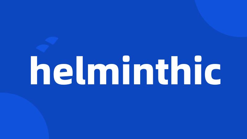 helminthic