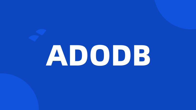 ADODB